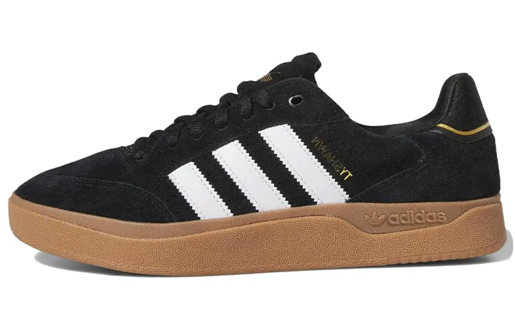Adidas Originals Tyshawn Low Lace Up Slip Resistant Low top Skateboard Shoes Men's Black