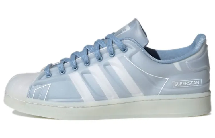 Adidas Originals Superstar Futureshell Comfortable Abrasion Resistant Low top Skateboard Shoes Men's Blue