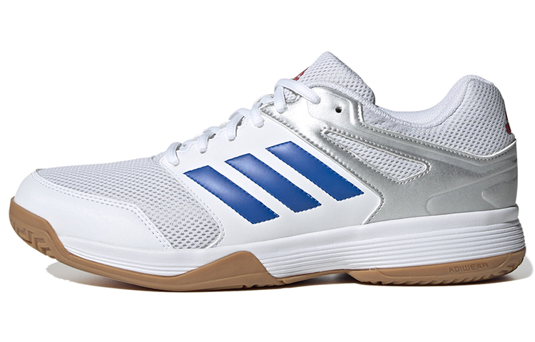 Adidas Speedcourt Slip Resistant Abrasion Resistant Low top Skateboard Shoes Men's White Blue