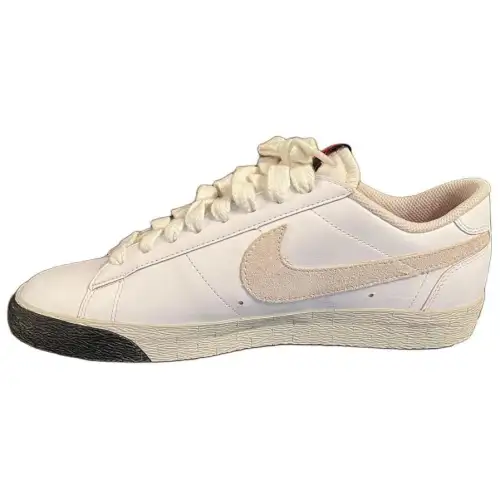 Nike Blazer Slip Resistant Abrasion Resistant Low top Skateboard Shoes Unisex White