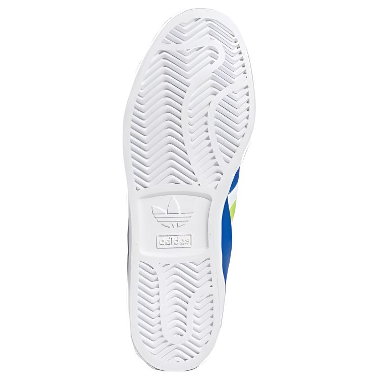Кеды adidas originals Hardcourt HI (бело-синие) — Белый / синий / красный / зелёный — фото 5
