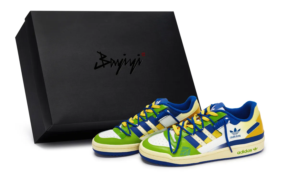 Adidas Originals FORUM Low 811 Manufacturing, Floating Green, Special Shoe Box Abrasion Resistant Abrasion Resistant