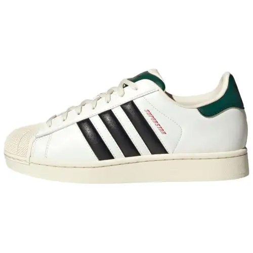 Adidas Originals SUPERSTAR Abrasion Resistant Low top Skateboard Shoes Unisex White Black Green
