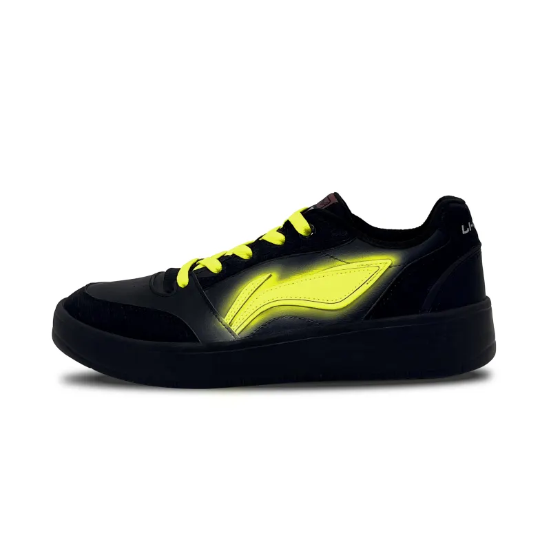 Li Ning Sycee V3 Slip Resistant Abrasion Resistant Balance Low top Skateboard Shoes Men's Black