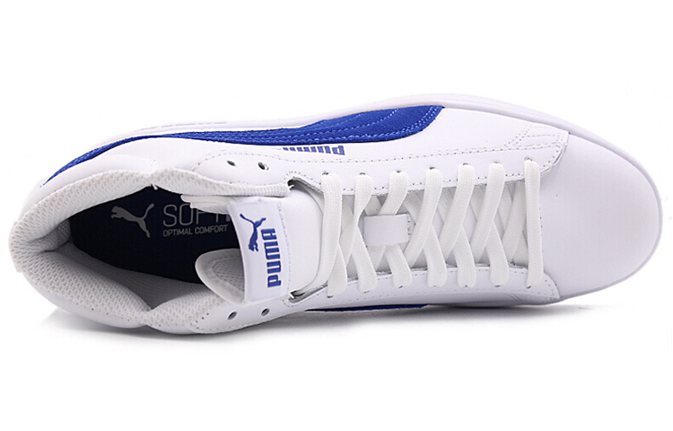 Кеды PUMA Smash (бело-синие) — фото 3