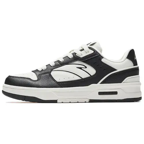 Anta Lieyan1.0 Breathable Lightweight Height Increasing Low top Skateboard Shoes Women's White Black
