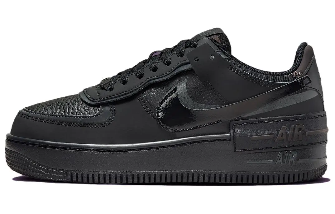 Nike Air Force 1 Shadow Triple Black Women's