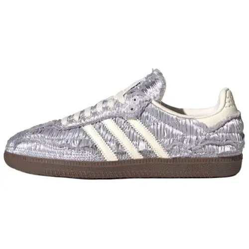 Samba Caroline Hu x Samba Adidas Originals Og 'Satin Pack - Silver Metallic' Women's