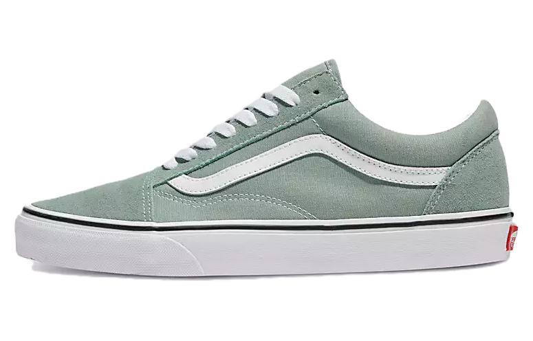 Кеды Vans Old Skool (зелено-белые)