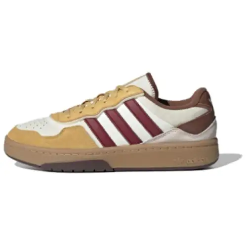 Adidas Originals Courtic Slip Resistant Abrasion Resistant Low top Skateboard Shoes Unisex Brown
