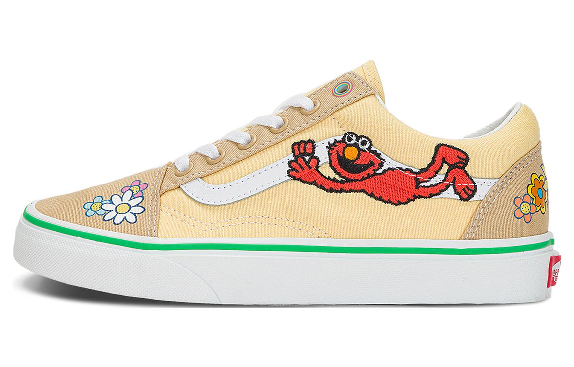 Кеды SESAME SESAME STREET/ x Vans Old Skool (желтый/красный)