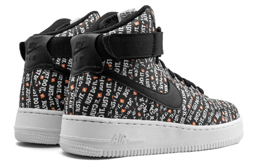 Женские кроссовки Nike Air Force 1 Hi LX (W) (черный / белый) — Чёрный / белый — фото 3