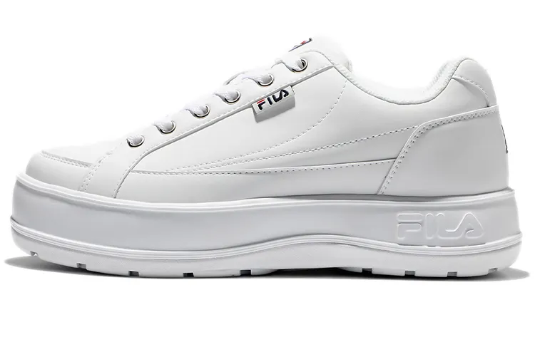 FILA Low Top Platform Sneakers 'White'