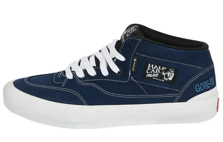 PALACE x Vans Half Cab 'Navy' Comfortable And Trendy Lightweight Abrasion Resistant Lightweight Abrasion Resistant
