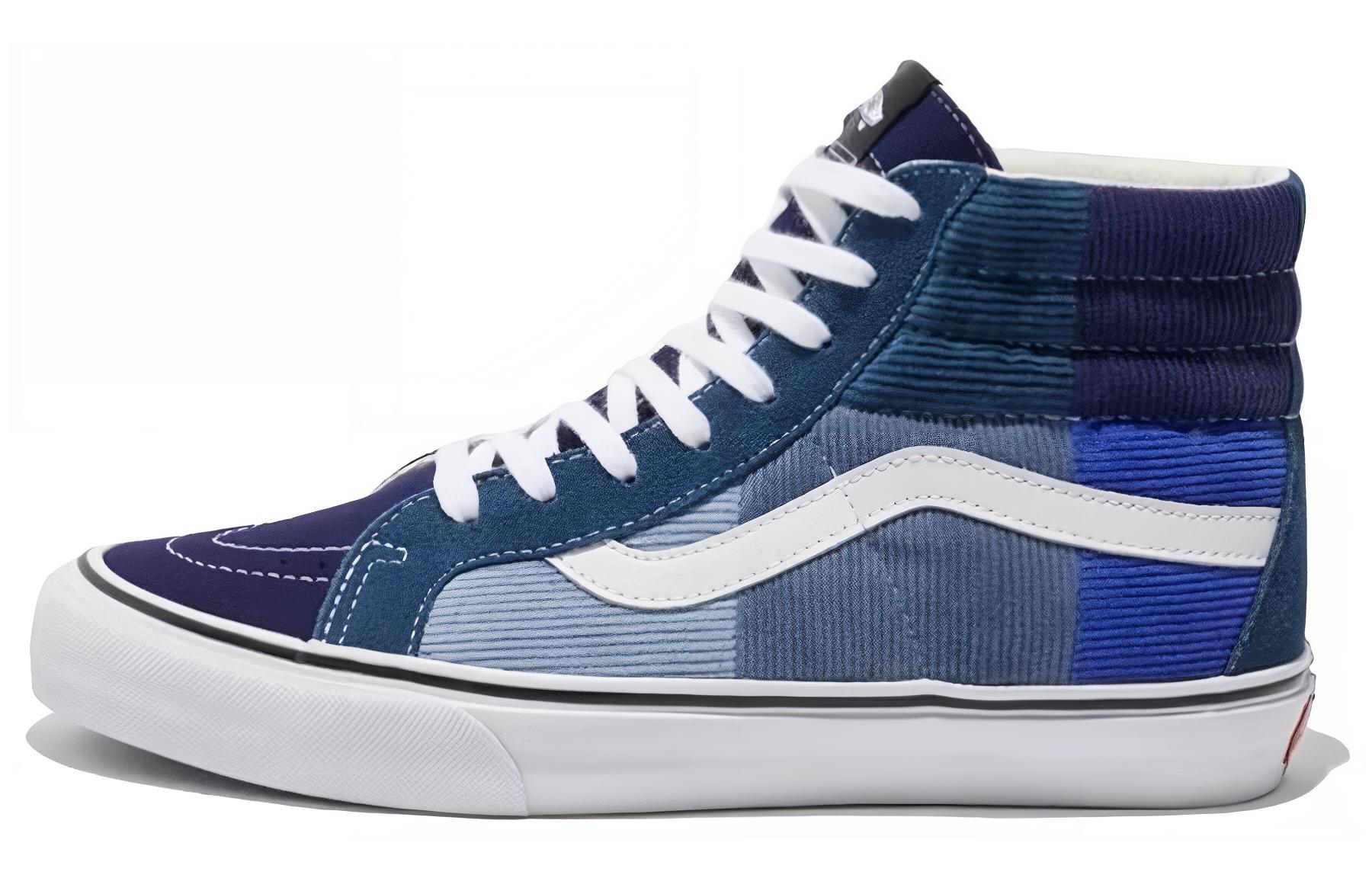 Sk8 Noah x Sk8 Vans-Hi Lx 'Patchwork - Navy'