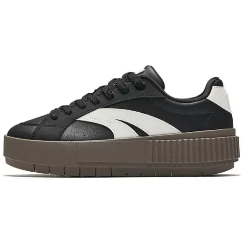 Anta Slip Resistant And Abrasion Resistant Coverage Low top Skateboard Shoes Women's Black White