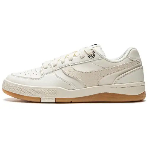 Li Ning Synthetic Leather Low top Skateboard Shoes Women's Beige