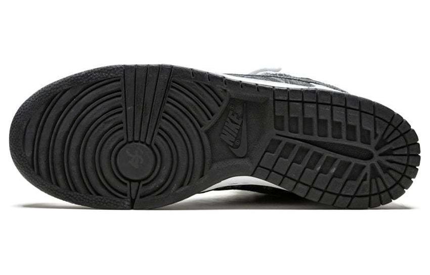 Унисекс кеды Nike SB Dunk Mid Premium (бело-черный) — фото 5