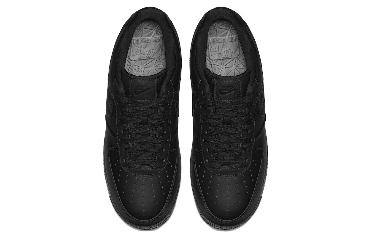 Мужские кроссовки Nike Air Force 1 CMFT Equality BHM (черные) — Чёрный / белый — фото 3