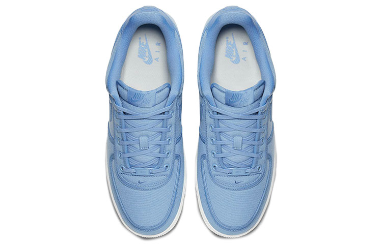 Кеды Nike Air Force 1 Retro QS CNVS (синие) — Синий — фото 3