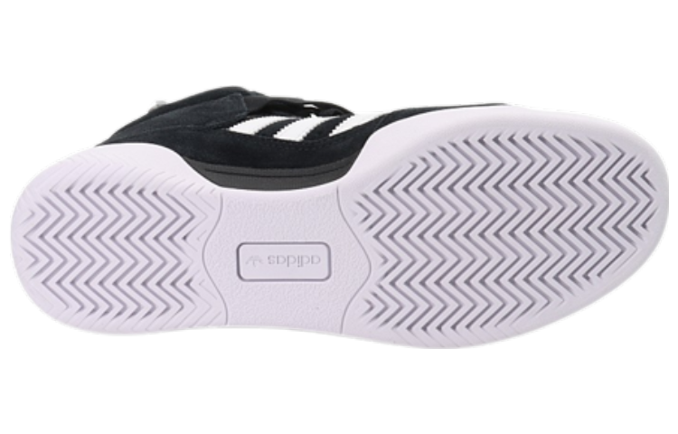 Мужские кеды adidas originals VRX Mid (черно-белые) — фото 6