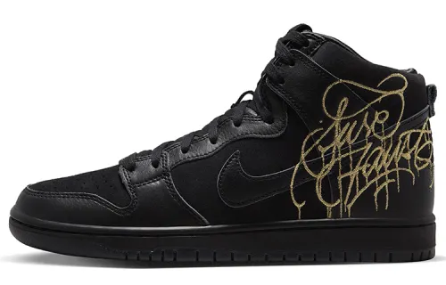 Nike SB Dunk High FAUST Black Gold