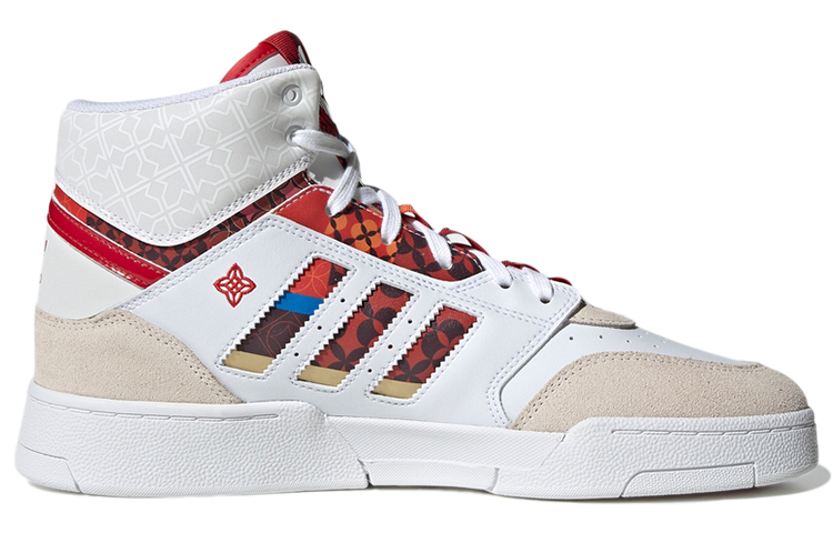 Кеды adidas originals Drop Step XL "cny" (бело-красный) — фото 2