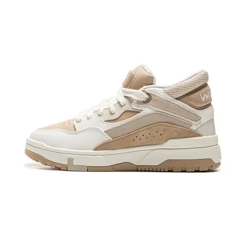 Li Ning Wave MID FLEECE Minimalist Style Versatile, Soft Rebound, Platform Height Increasing, Fleece Lined Comfortable