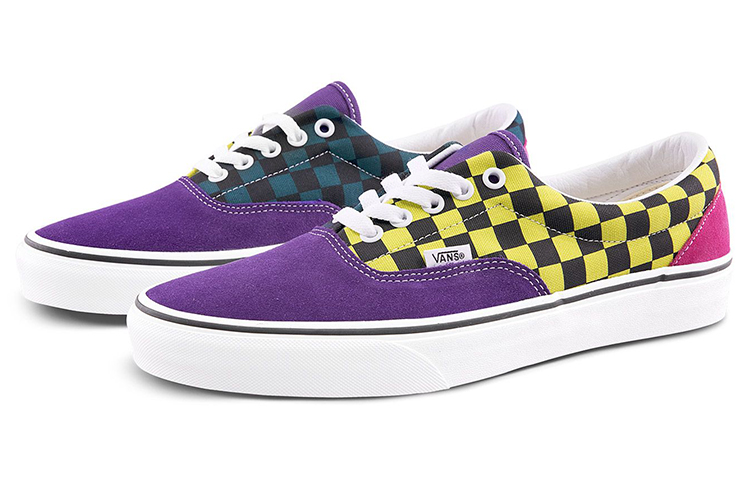 Кеды Vans Era Checkerboard (желто-черные) — фото 2
