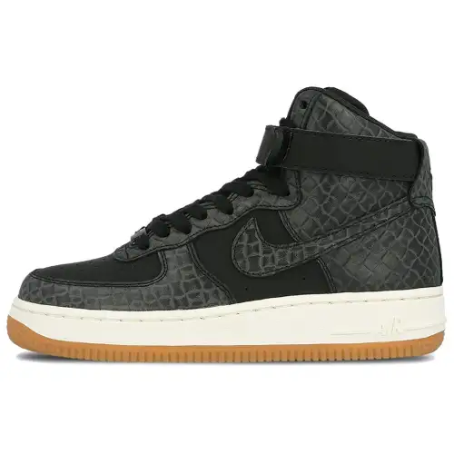 Nike Air Force 1 High Croc Black Gum Women's