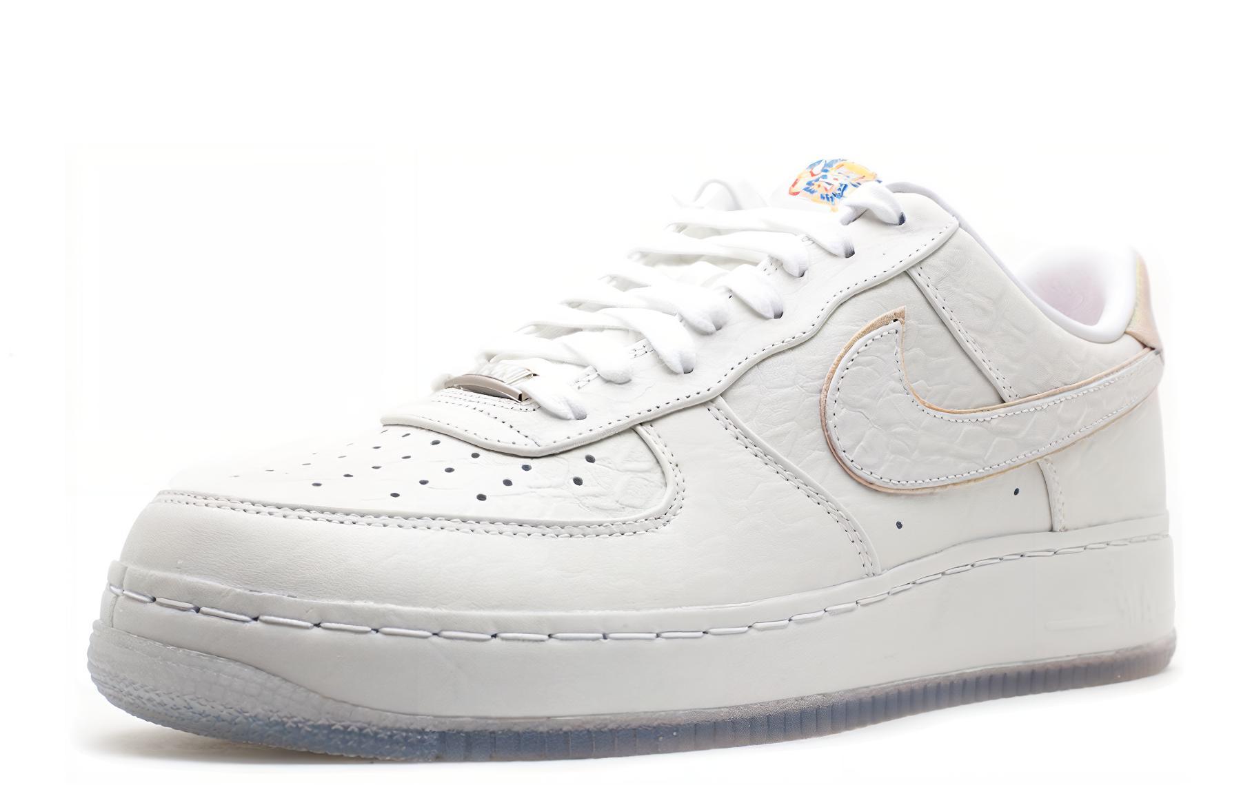 Мужские кроссовки Nike Air Force 1 Year of the Dragon 3 (бежевые) — 白/珍珠白 — фото 3