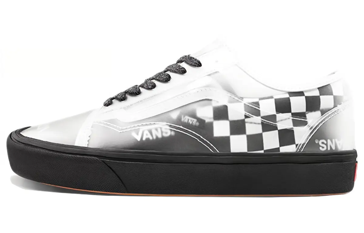 Slip-Skool Vans ComfyCush 'Slip-Skool Block - Black Checker'