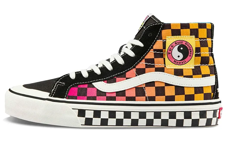 Sk8 T&C Surf Designs x Sk8 Vans-Hi 138 Decon 'Checkerboard'