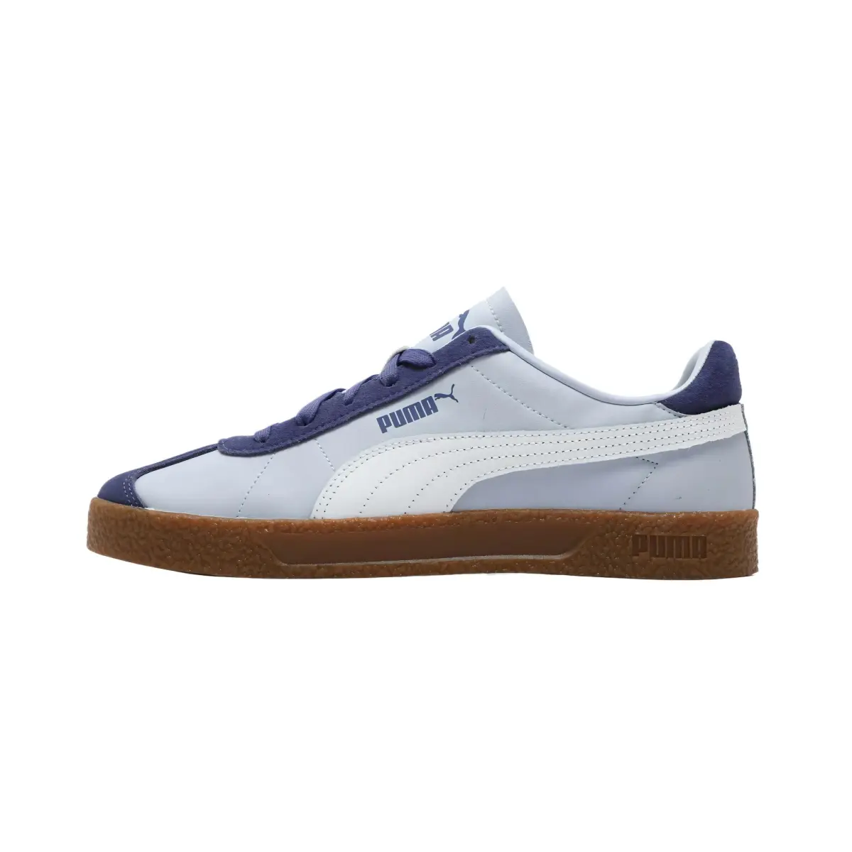 PUMA Suede Cushioning Low top Skateboard Shoes Unisex Sky Blue