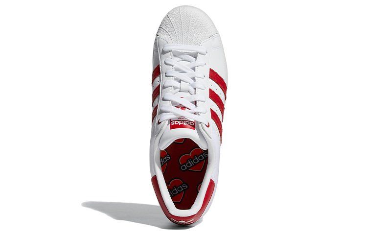 Кеды adidas Superstar (бело-красные) — фото 6