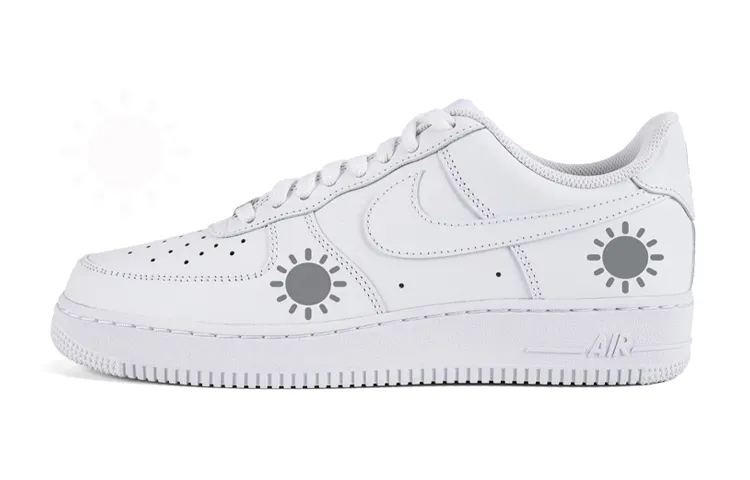 Nike Air Force 1 Air Force 1 Sunshine Low top Skateboard Shoes Men's Gray