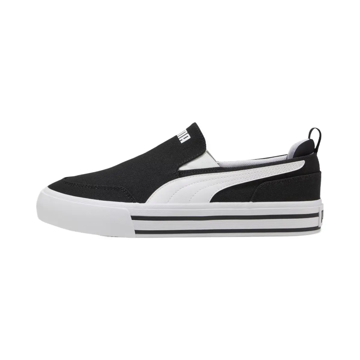 PUMA Court Classic Bulk Low top Skateboard Shoes Unisex Black White