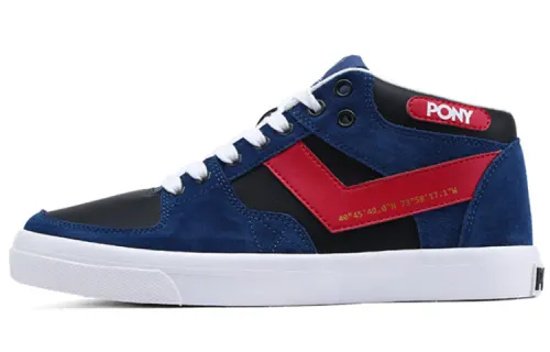 Pony Casual Thermal Slip Resistant Lightweight Thermal Slip Resistant Lightweight Mid top Skateboard Shoes Unisex