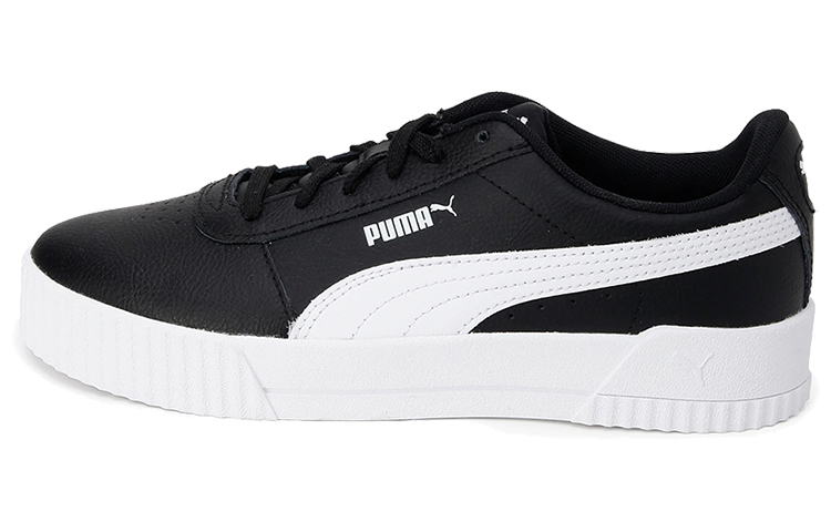 PUMA Carina Leather 'Black White' Women's