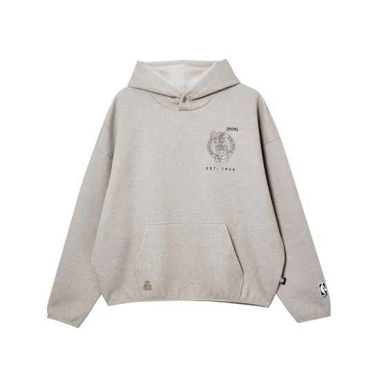 JACK JONES JACK&JONES x NBA совместная модель с капюшоном и карманом-кенгуру с принтом, удобный топ, простая модная толстовка для мужчин