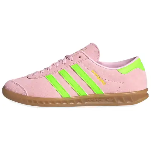 Hamburg Wmns Adidas Originals 'Clear Pink Solar Green' Women's