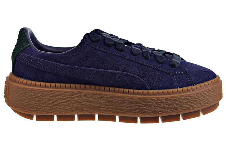 Женские кроссовки PUMA Suede Platform (фиолетовые) — фото 2