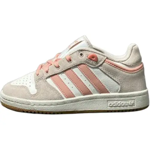 Adidas Originals Slip Resistant Abrasion Resistant Low top Skateboard Shoes Unisex White Pink