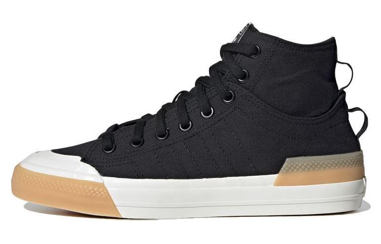 Кеды adidas adidas originals Nizza Hi DL Hi Dl (черно-белые)