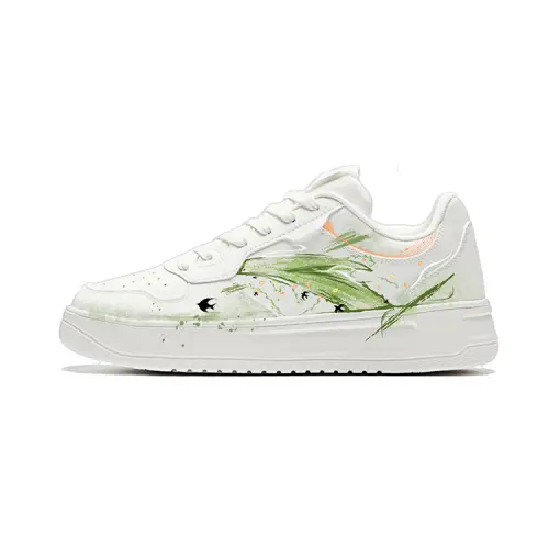 Anta Low top Skateboard Shoes Unisex White Green