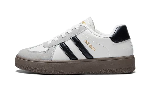 RENBEN German Army Trainers Slip Resistant Cushioning Abrasion Resistant Low top Skateboard Shoes Unisex