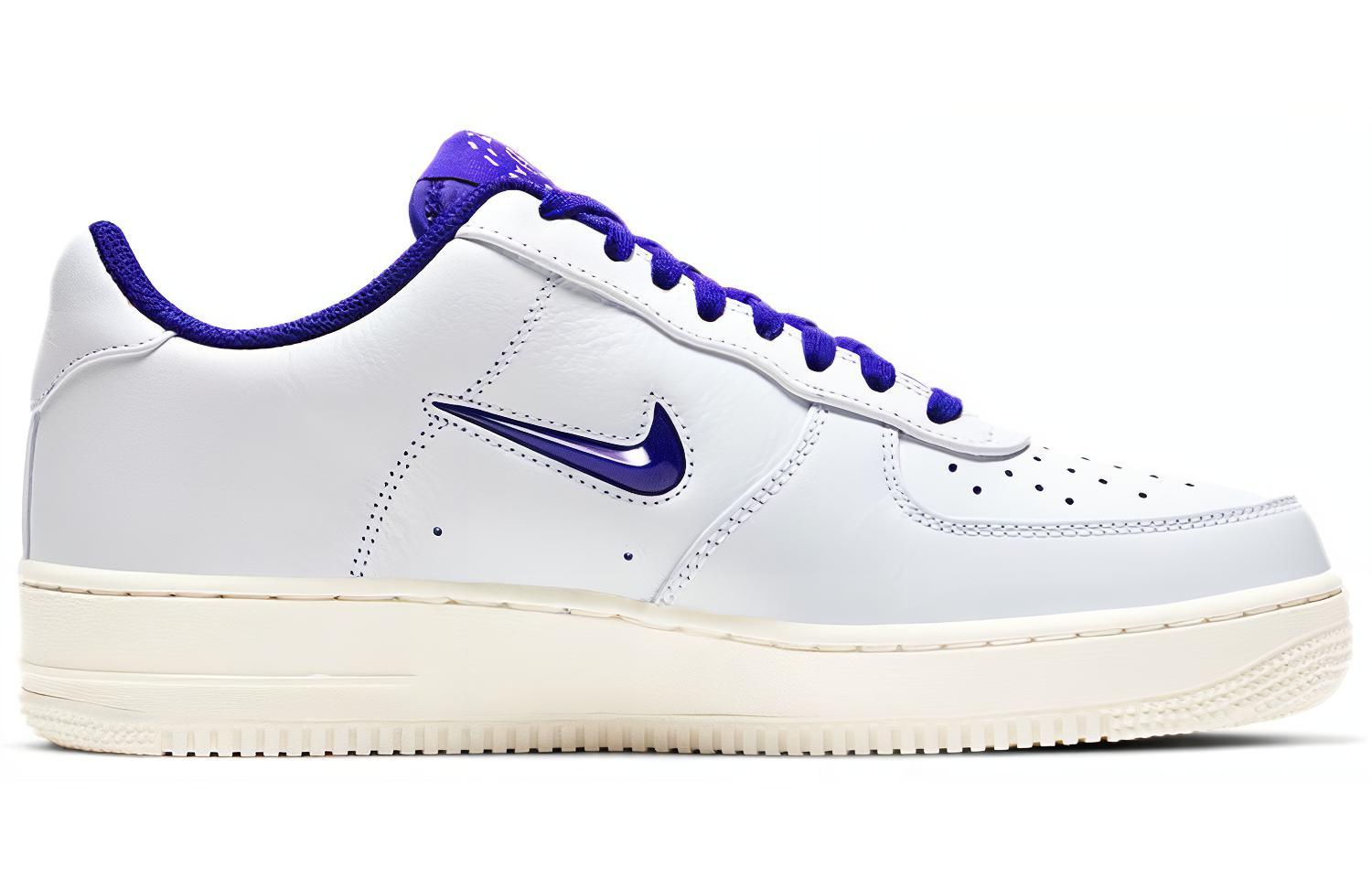 Мужские кроссовки Nike Air Force 1 Jewel Home & Away Grey (бело-синие) — Белыйсиний — фото 2