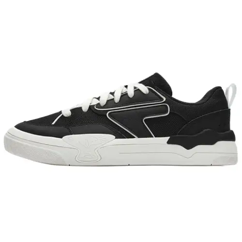FILA FUSION Slip Resistant Cushioning Abrasion Resistant Low top Skateboard Shoes Women's Black