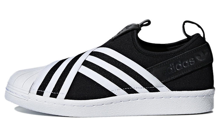 Женские слипоны adidas Superstar SlipOn (черно-белые)
