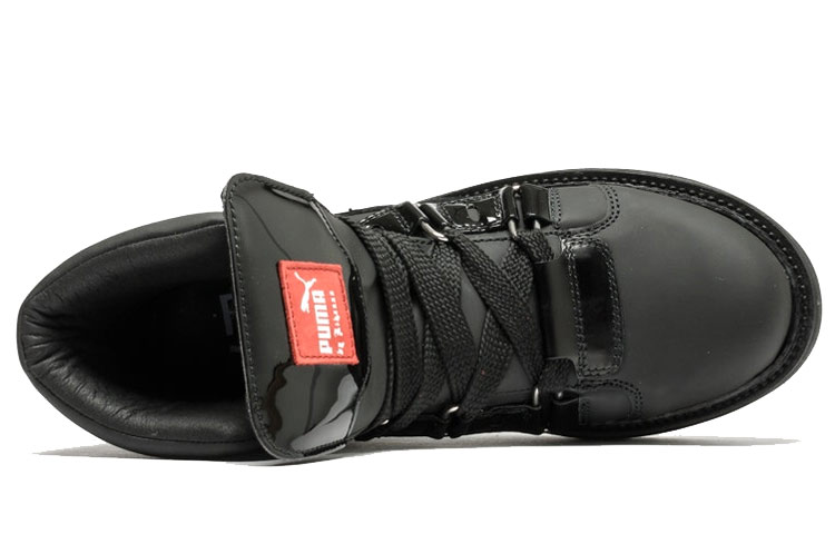 Женские кеды PUMA Fenty x Sb Black Eyelet Rihanna (черные) — фото 4